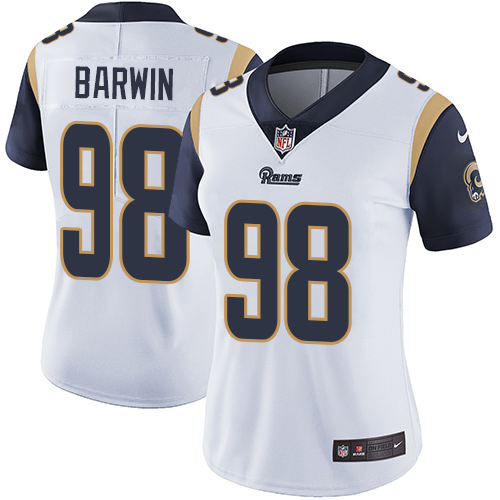 Nike Rams #98 Connor Barwin White Women's Stitched NFL Vapor Untouchable Limited Jersey